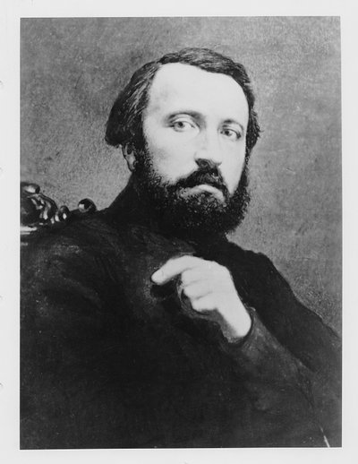 Portrait of Pierre Larousse by French Photographer
